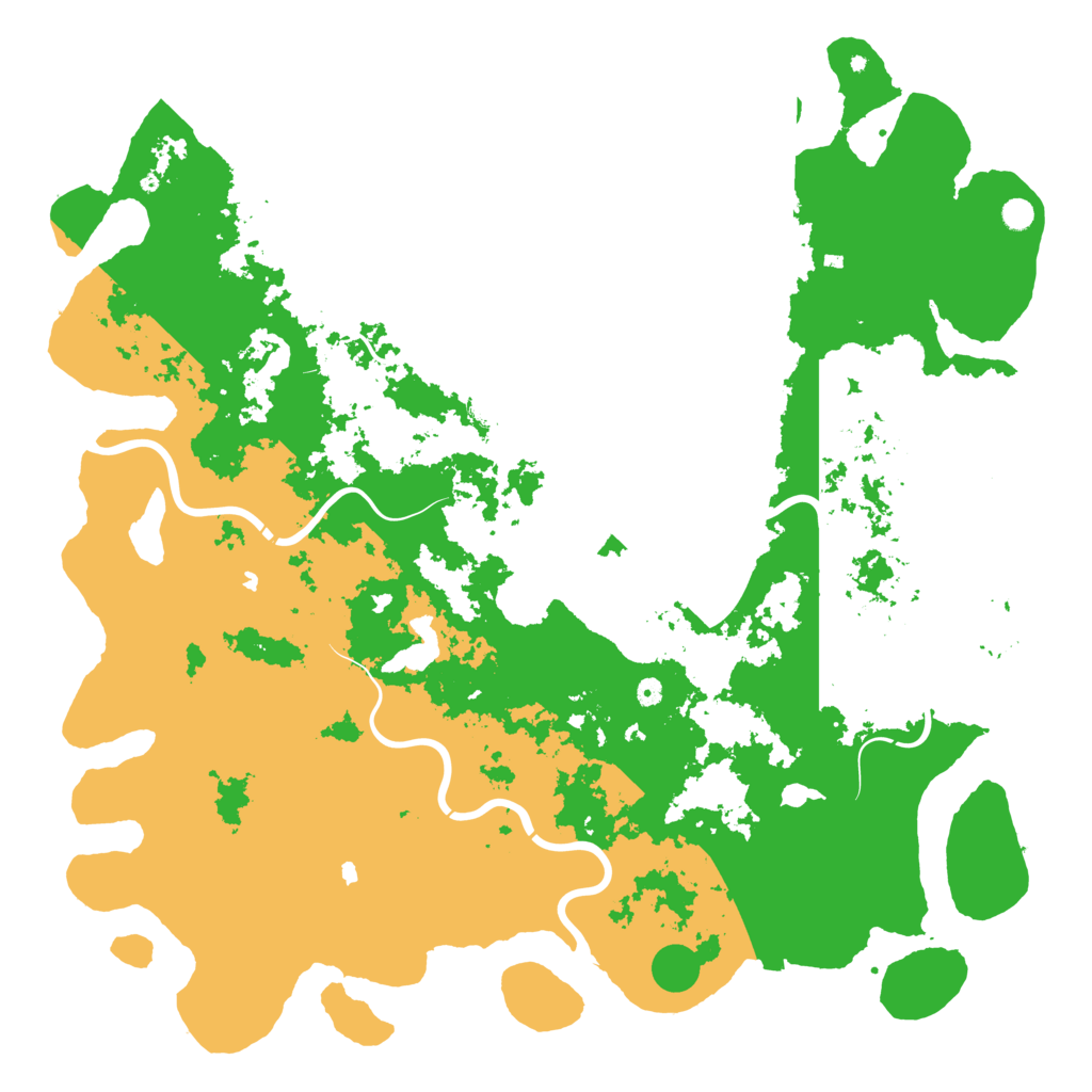 Biome Rust Map: Procedural Map, Size: 6000, Seed: 2420