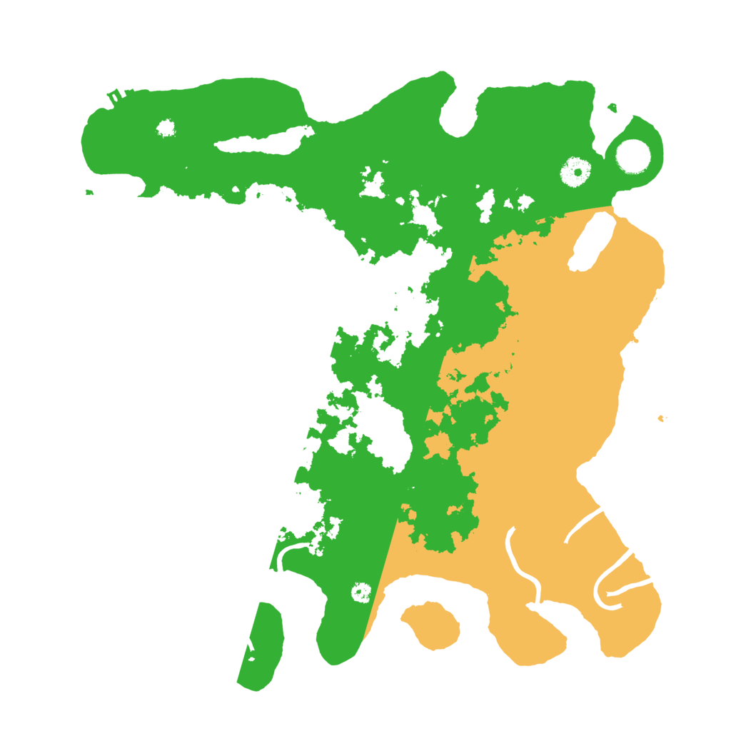 Biome Rust Map: Procedural Map, Size: 3750, Seed: 909909