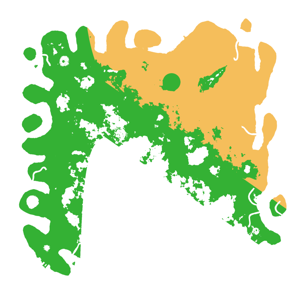 Biome Rust Map: Procedural Map, Size: 4500, Seed: 979645