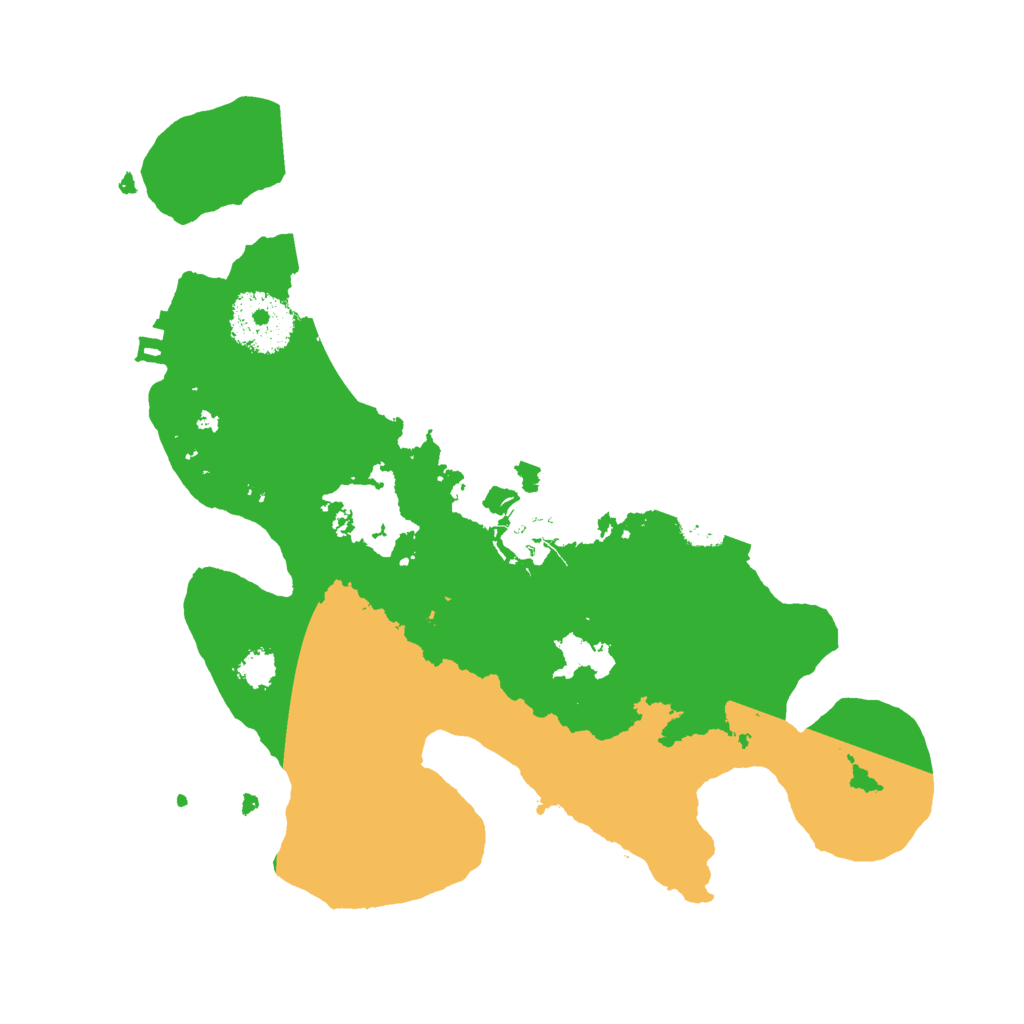 Biome Rust Map: Procedural Map, Size: 2500, Seed: 30330
