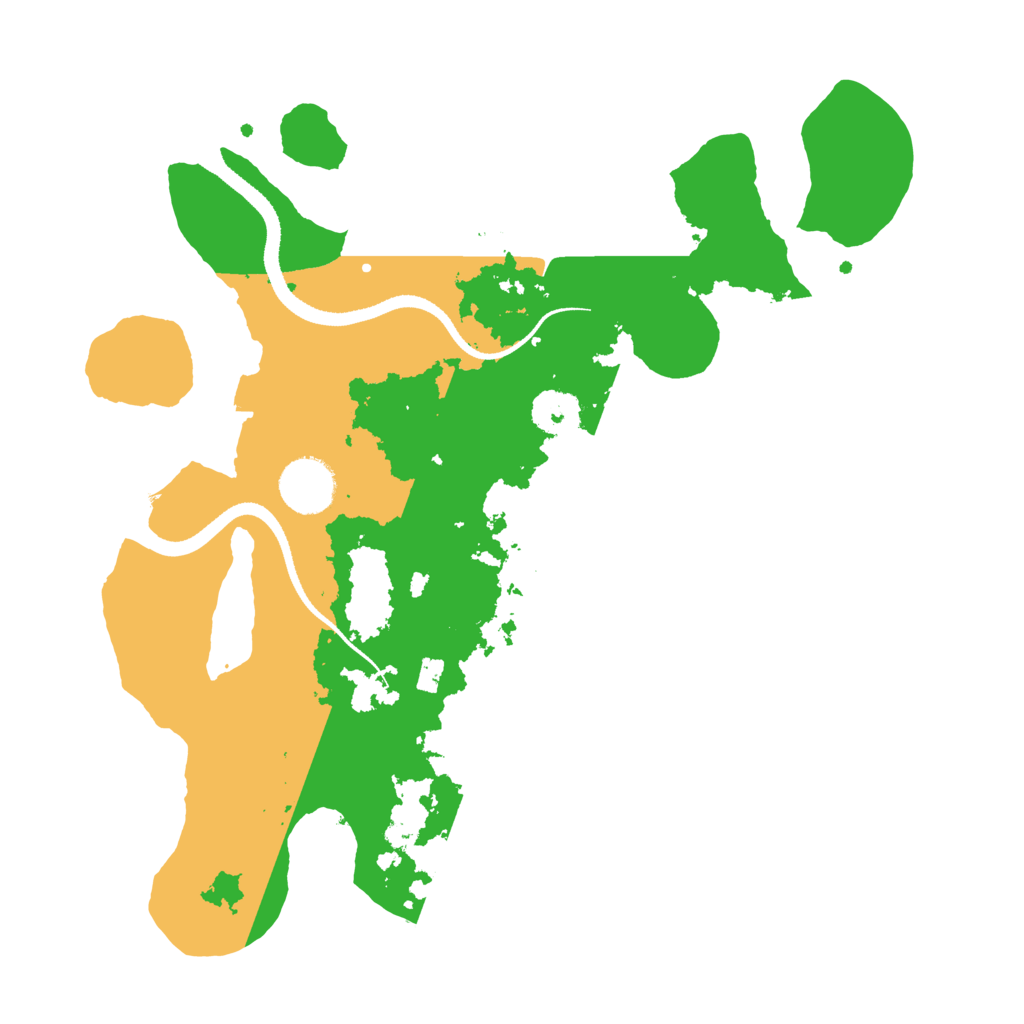 Biome Rust Map: Procedural Map, Size: 3250, Seed: 3762344