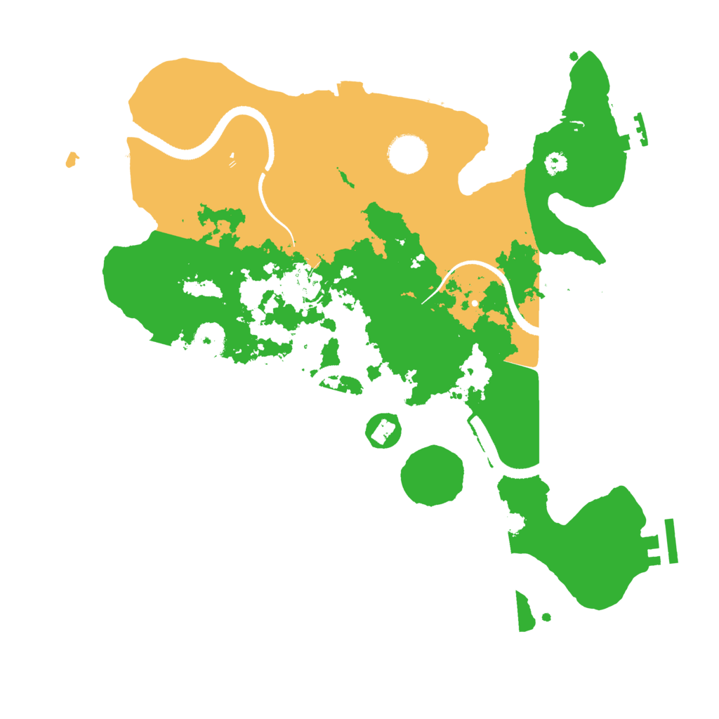 Biome Rust Map: Procedural Map, Size: 3250, Seed: 4968561