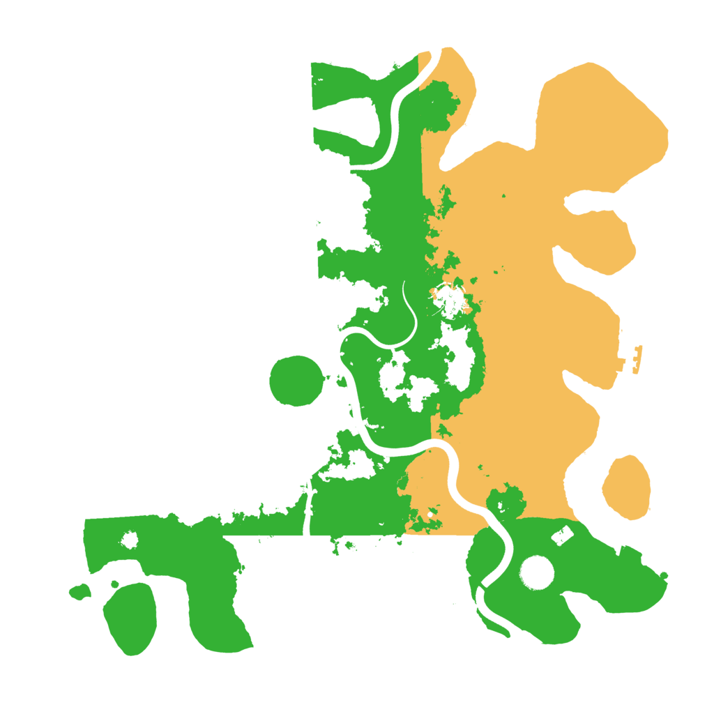 Biome Rust Map: Procedural Map, Size: 3750, Seed: 12398457