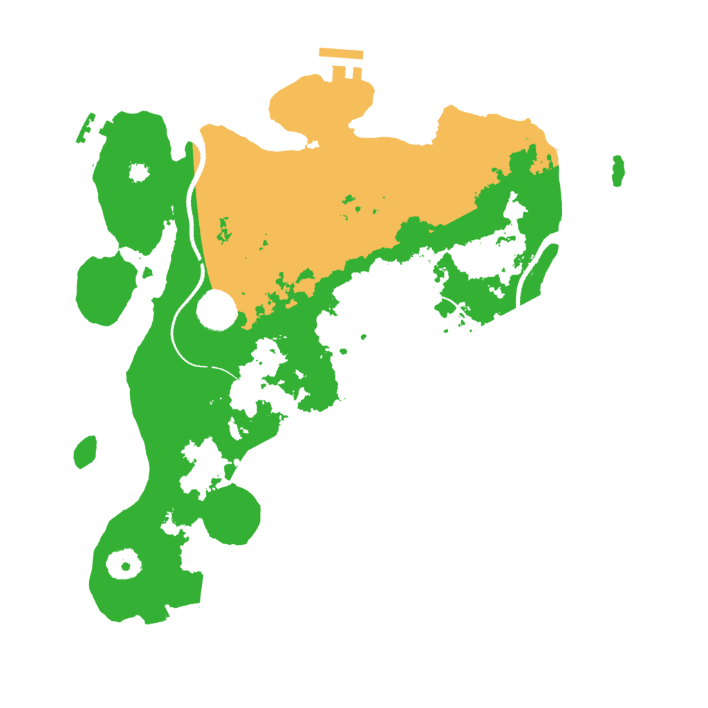 Biome Rust Map: Procedural Map, Size: 3250, Seed: 1854750