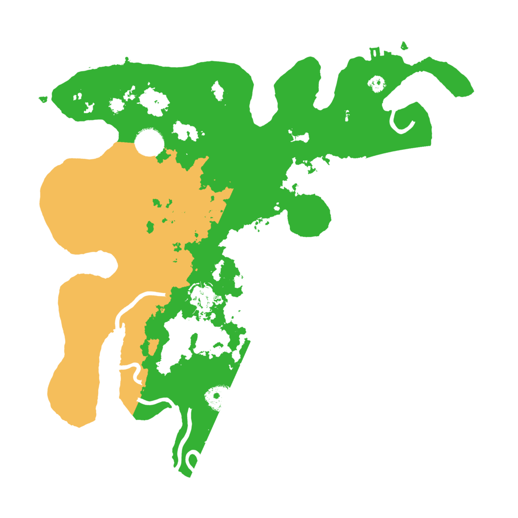 Biome Rust Map: Procedural Map, Size: 3250, Seed: 2968255