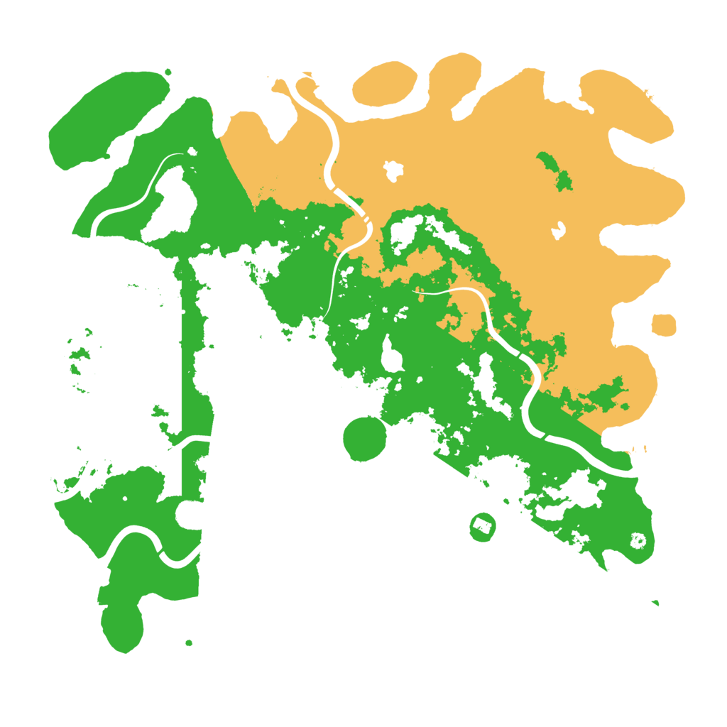 Biome Rust Map: Procedural Map, Size: 4500, Seed: 702655124