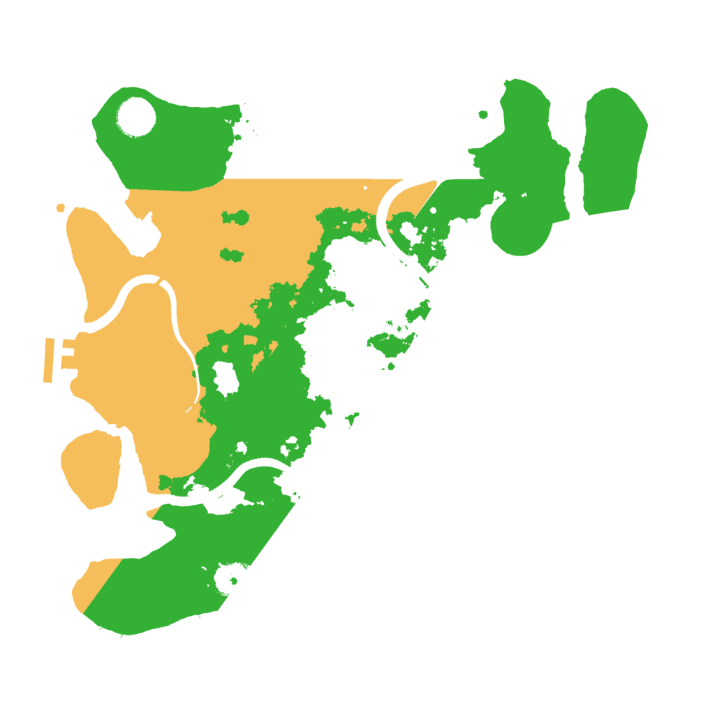 Biome Rust Map: Procedural Map, Size: 3250, Seed: 4535415