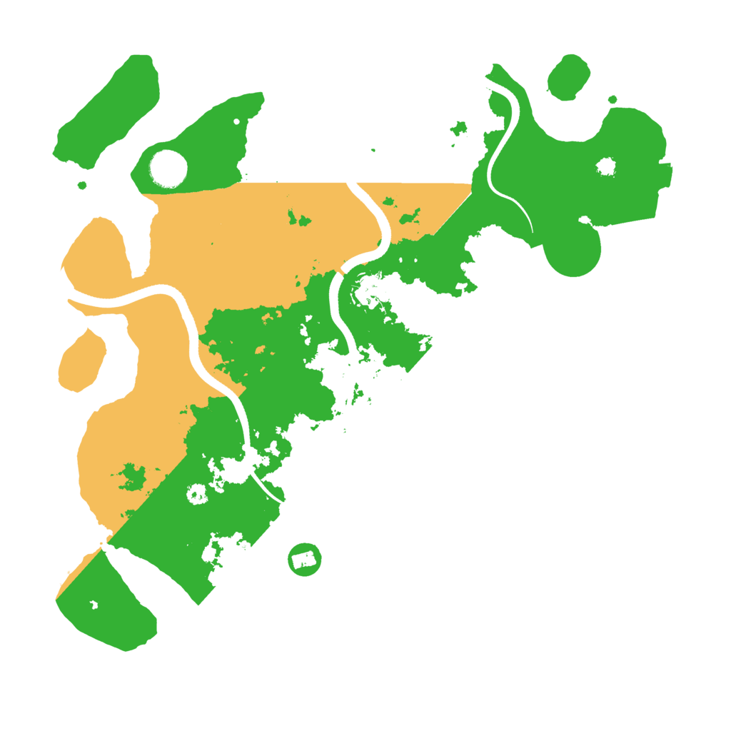 Biome Rust Map: Procedural Map, Size: 3500, Seed: 279369511