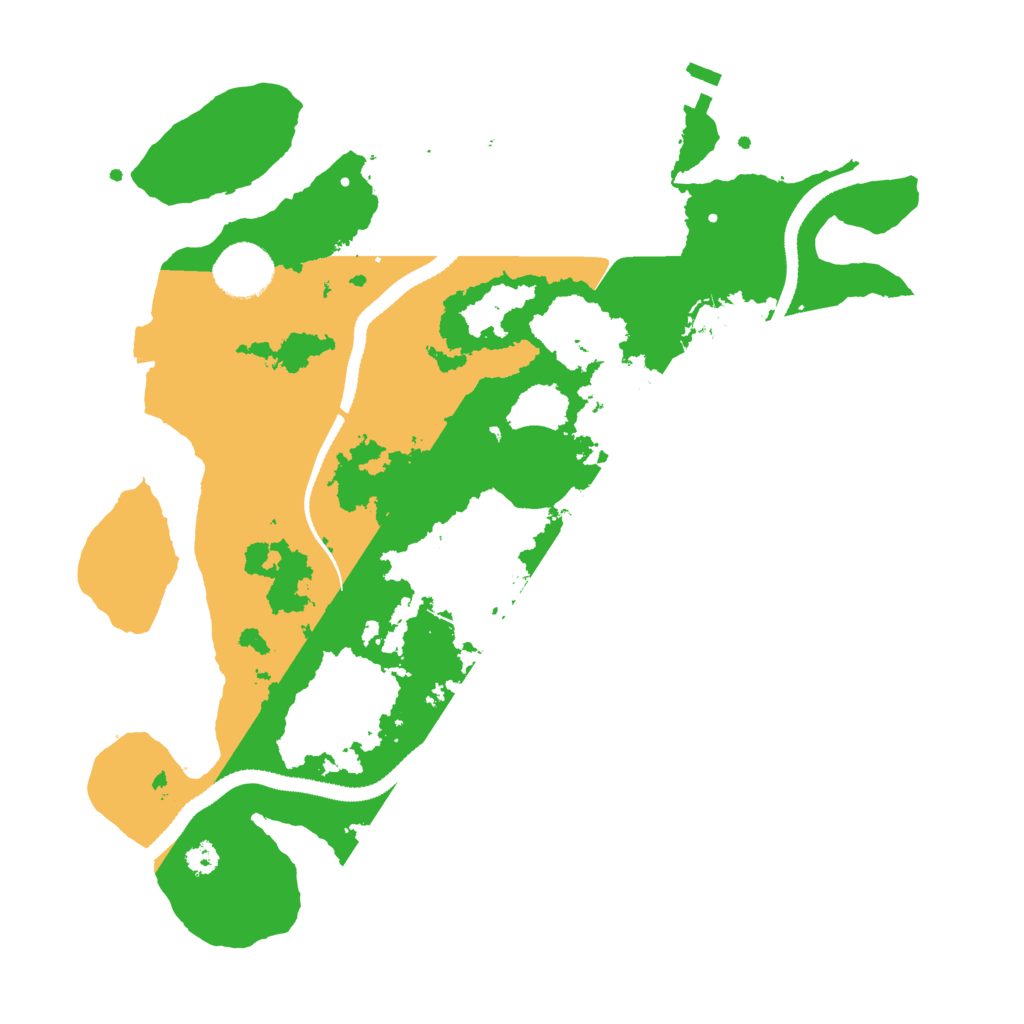 Biome Rust Map: Procedural Map, Size: 3250, Seed: 1104680