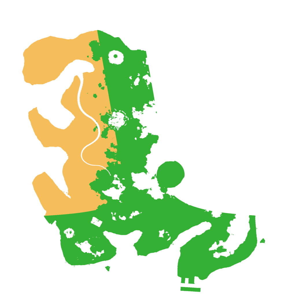 Biome Rust Map: Procedural Map, Size: 3000, Seed: 893463027