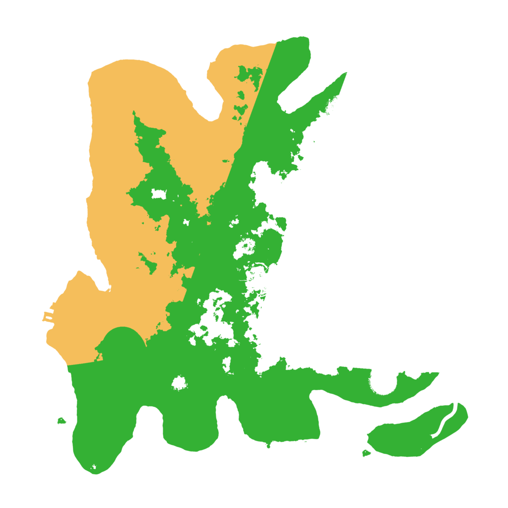 Biome Rust Map: Procedural Map, Size: 3250, Seed: 888518