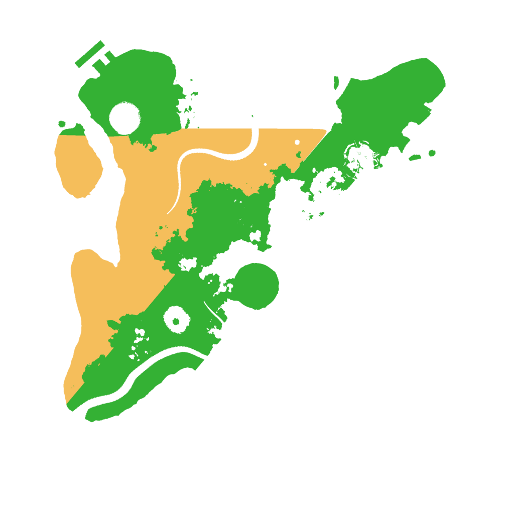 Biome Rust Map: Procedural Map, Size: 3000, Seed: 376688357
