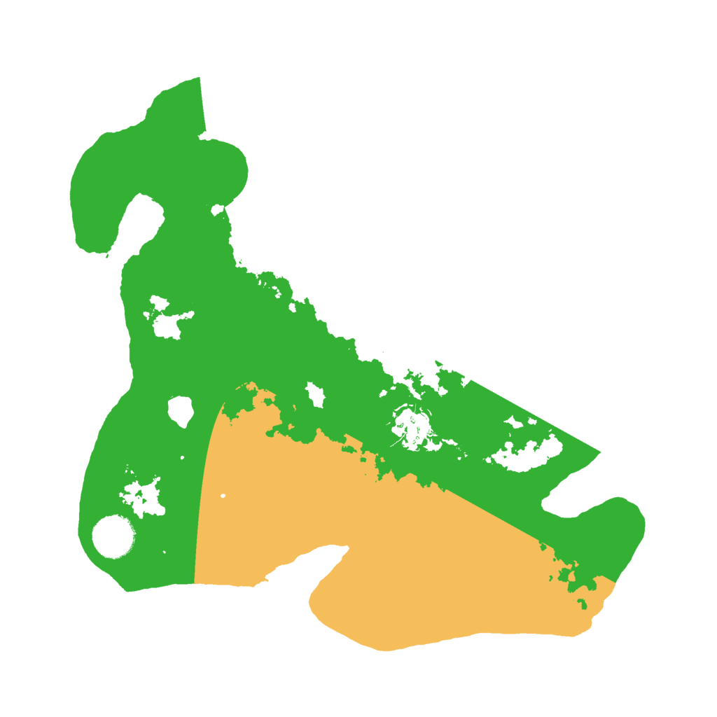 Biome Rust Map: Barren, Size: 3000, Seed: 958378097