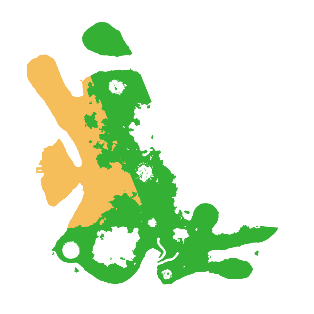 Biome Rust Map: Procedural Map, Size: 3250, Seed: 2529780