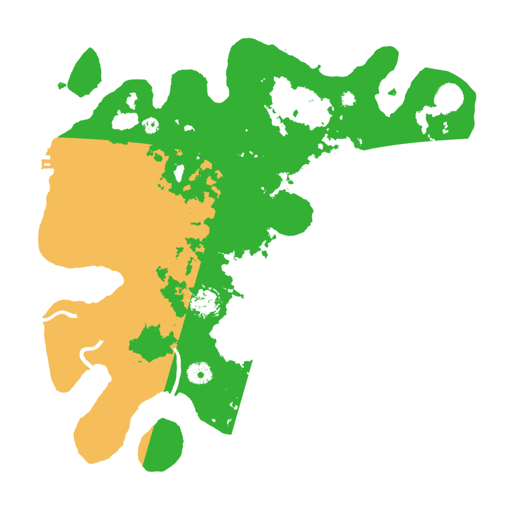 Biome Rust Map: Procedural Map, Size: 3250, Seed: 6416364