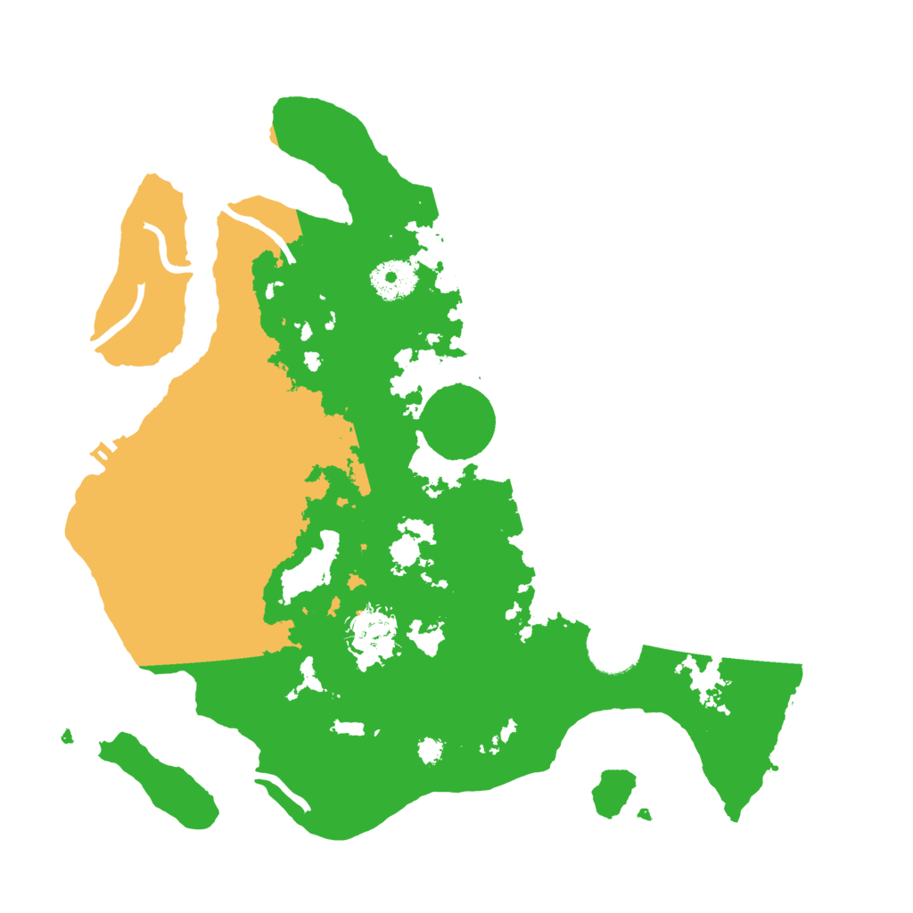 Biome Rust Map: Procedural Map, Size: 3250, Seed: 4283293