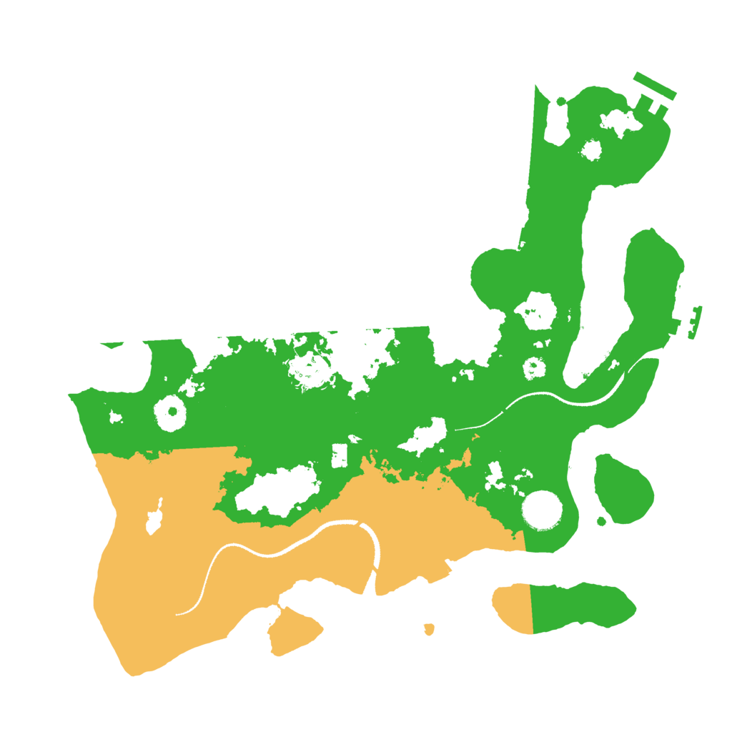 Biome Rust Map: Procedural Map, Size: 3250, Seed: 478361