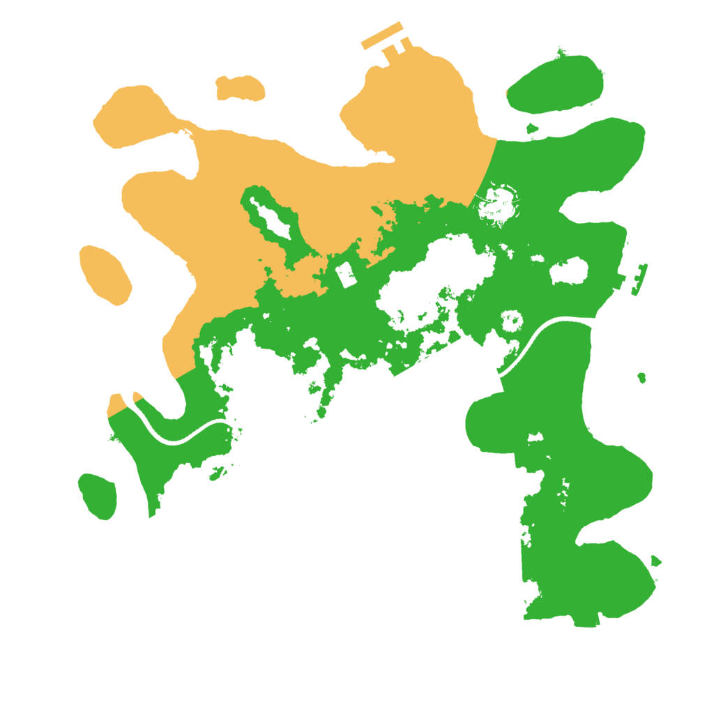 Biome Rust Map: Procedural Map, Size: 3250, Seed: 4996150