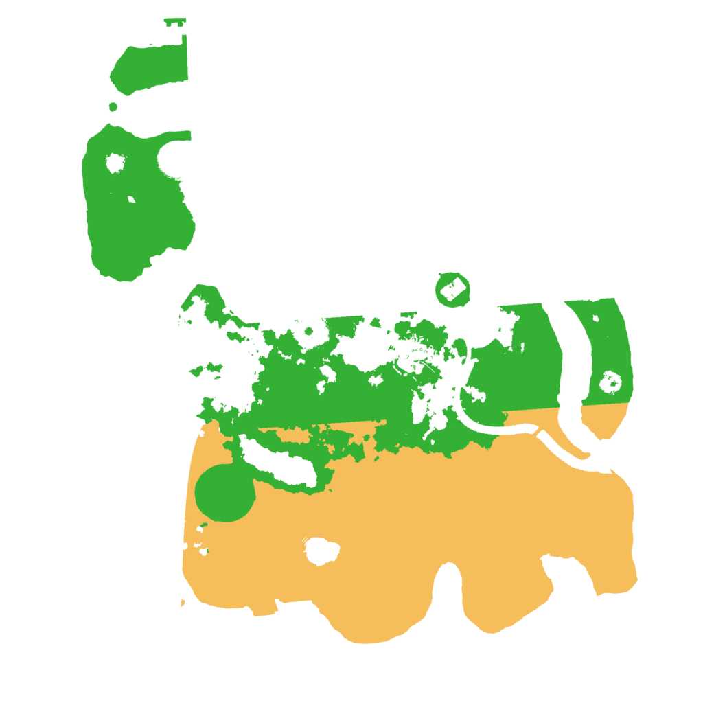Biome Rust Map: Procedural Map, Size: 3250, Seed: 1886121