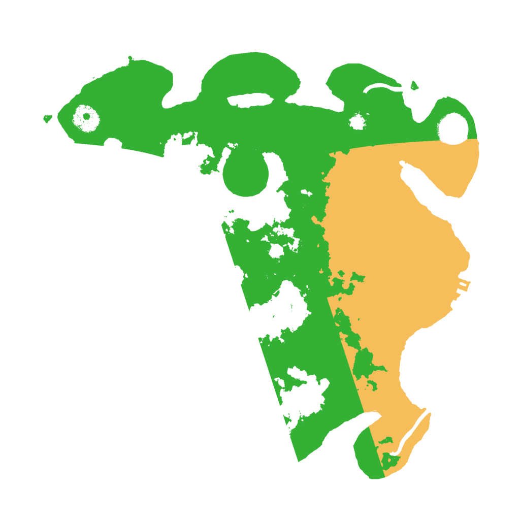 Biome Rust Map: Procedural Map, Size: 3000, Seed: 35697
