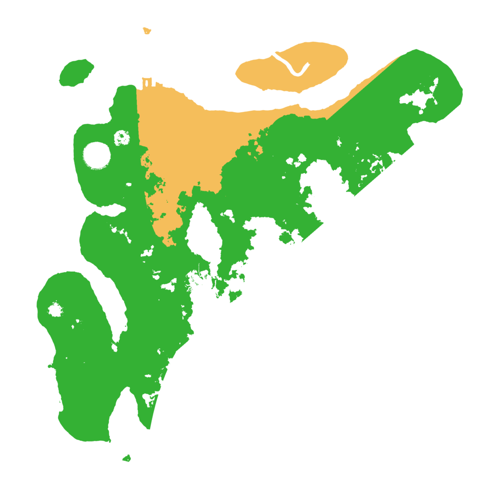 Biome Rust Map: Procedural Map, Size: 3250, Seed: 481887