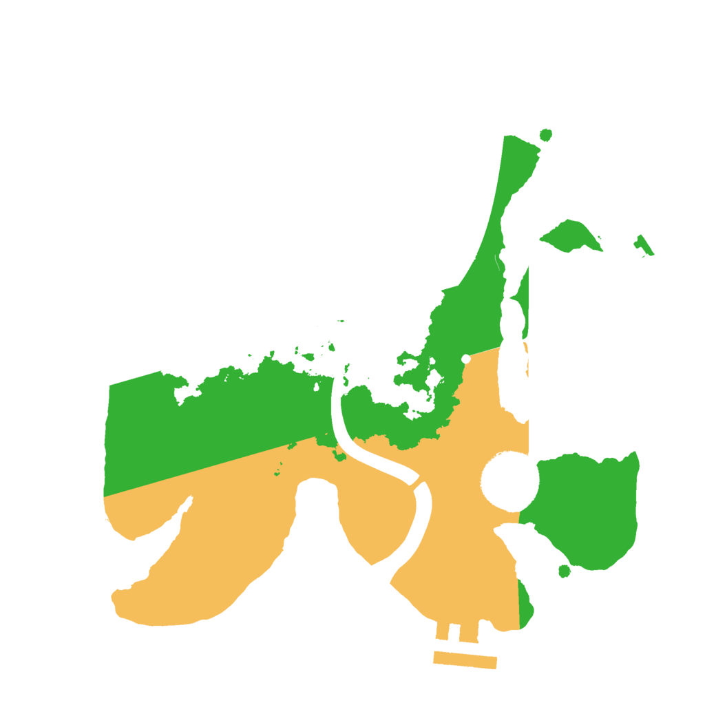 Biome Rust Map: Procedural Map, Size: 2250, Seed: 518792