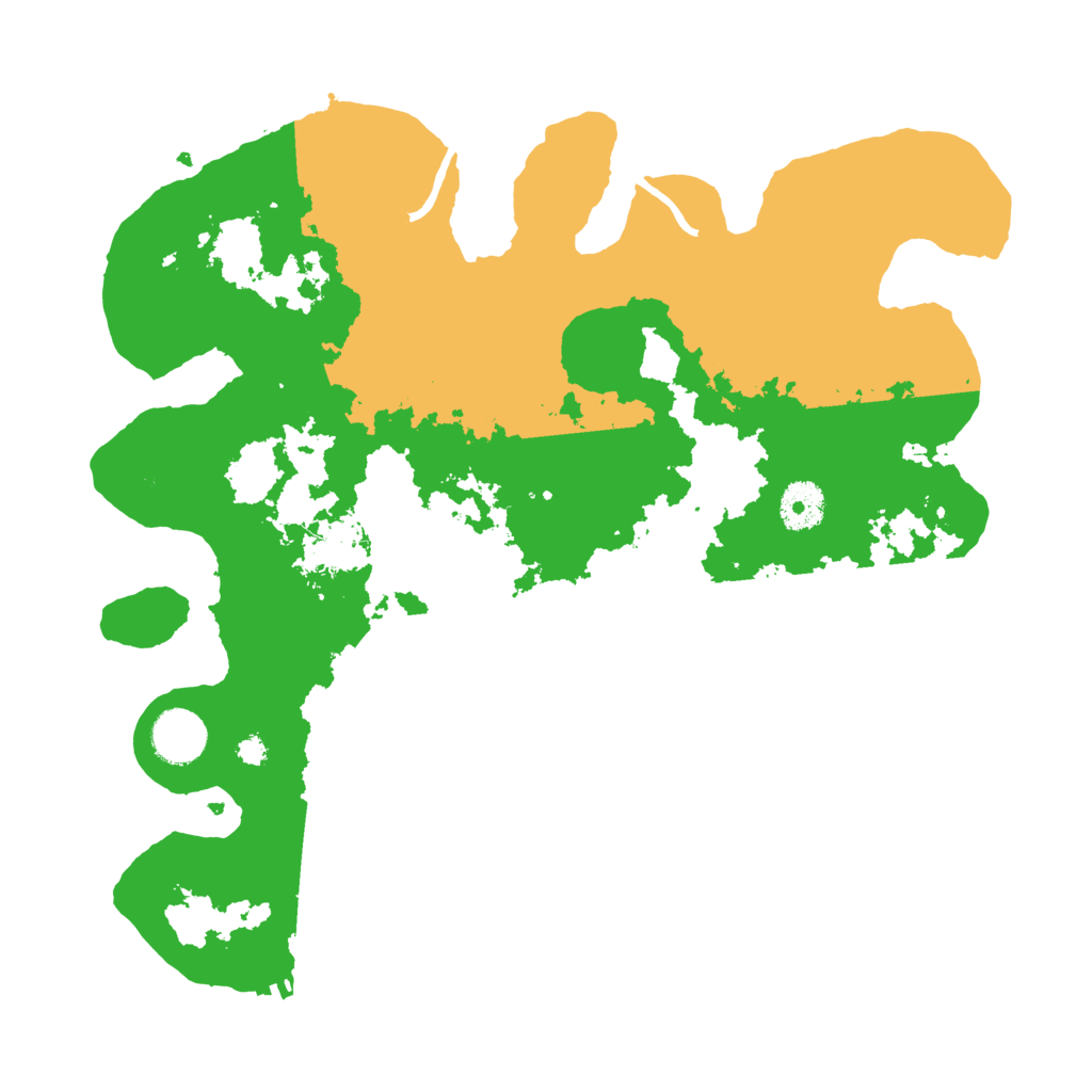 Biome Rust Map: Procedural Map, Size: 3500, Seed: 5446668