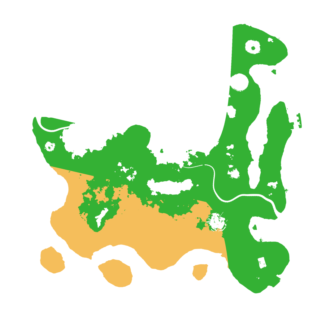 Biome Rust Map: Procedural Map, Size: 3250, Seed: 3866139