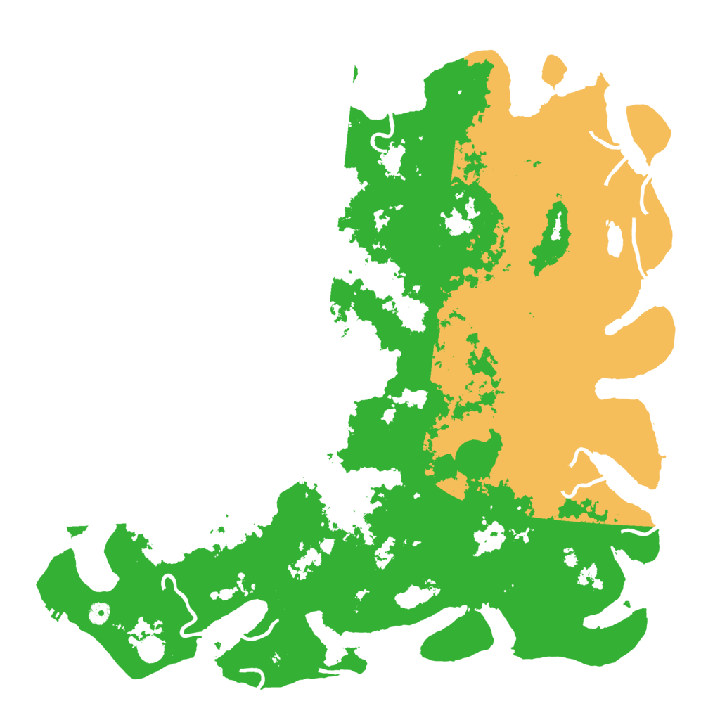 Biome Rust Map: Procedural Map, Size: 5000, Seed: 136951628