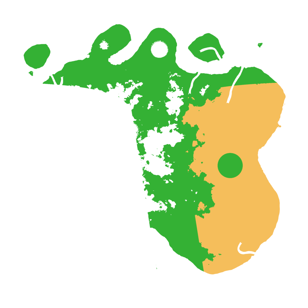Biome Rust Map: Procedural Map, Size: 3250, Seed: 128561