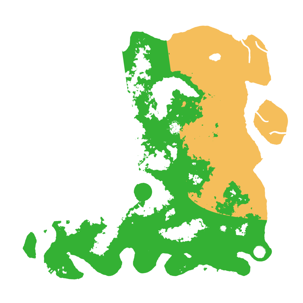 Biome Rust Map: Procedural Map, Size: 4500, Seed: 47261947