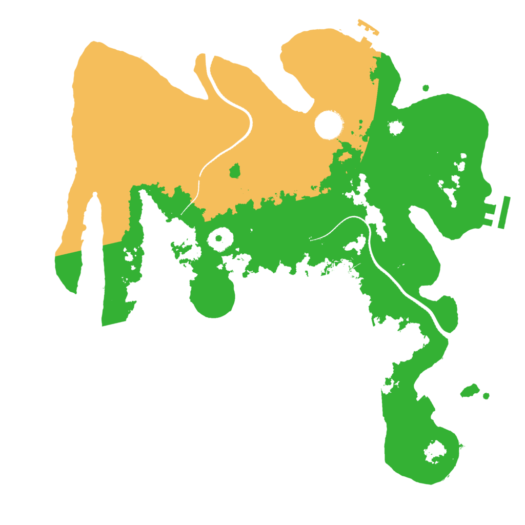 Biome Rust Map: Procedural Map, Size: 3250, Seed: 2257781