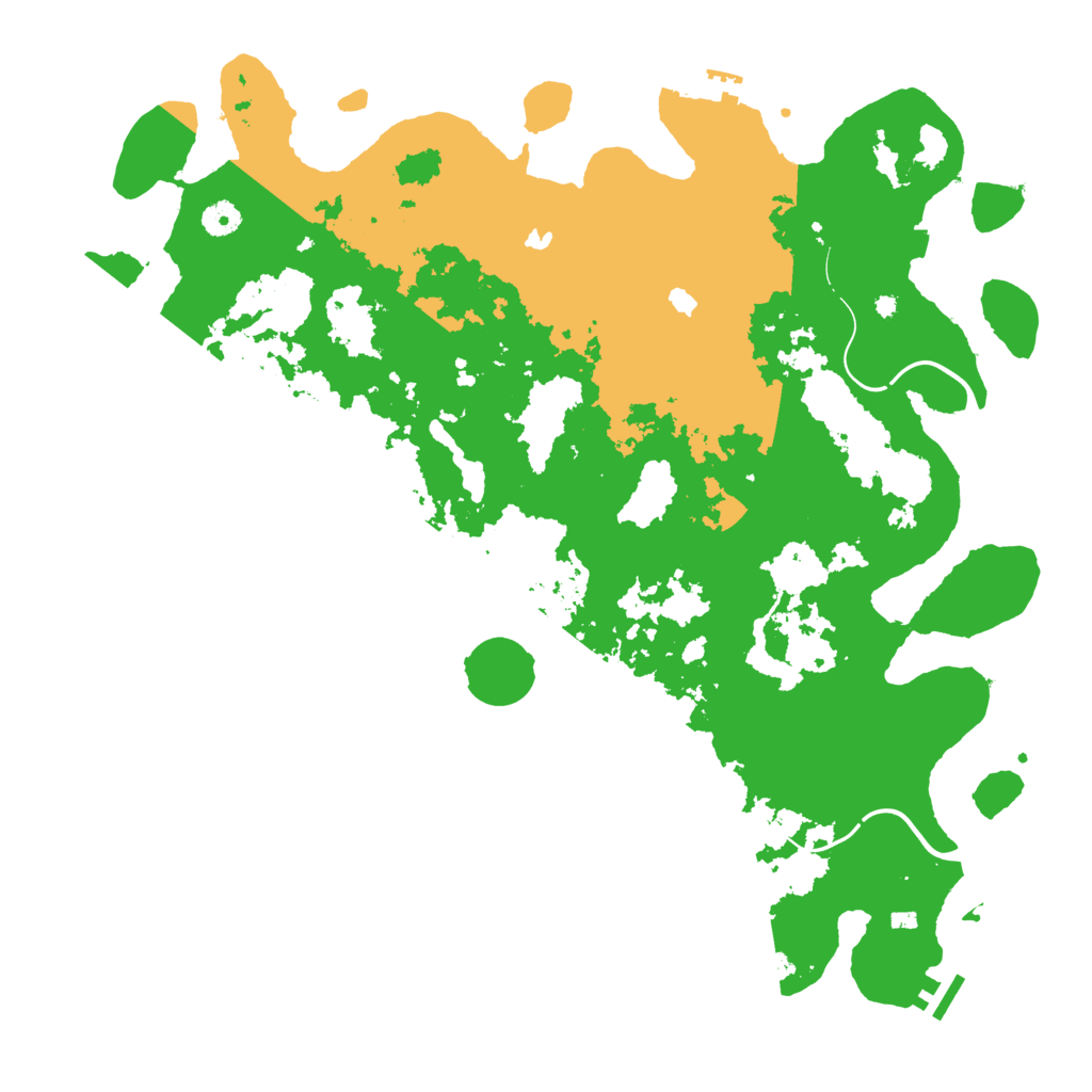 Biome Rust Map: Procedural Map, Size: 4500, Seed: 4589