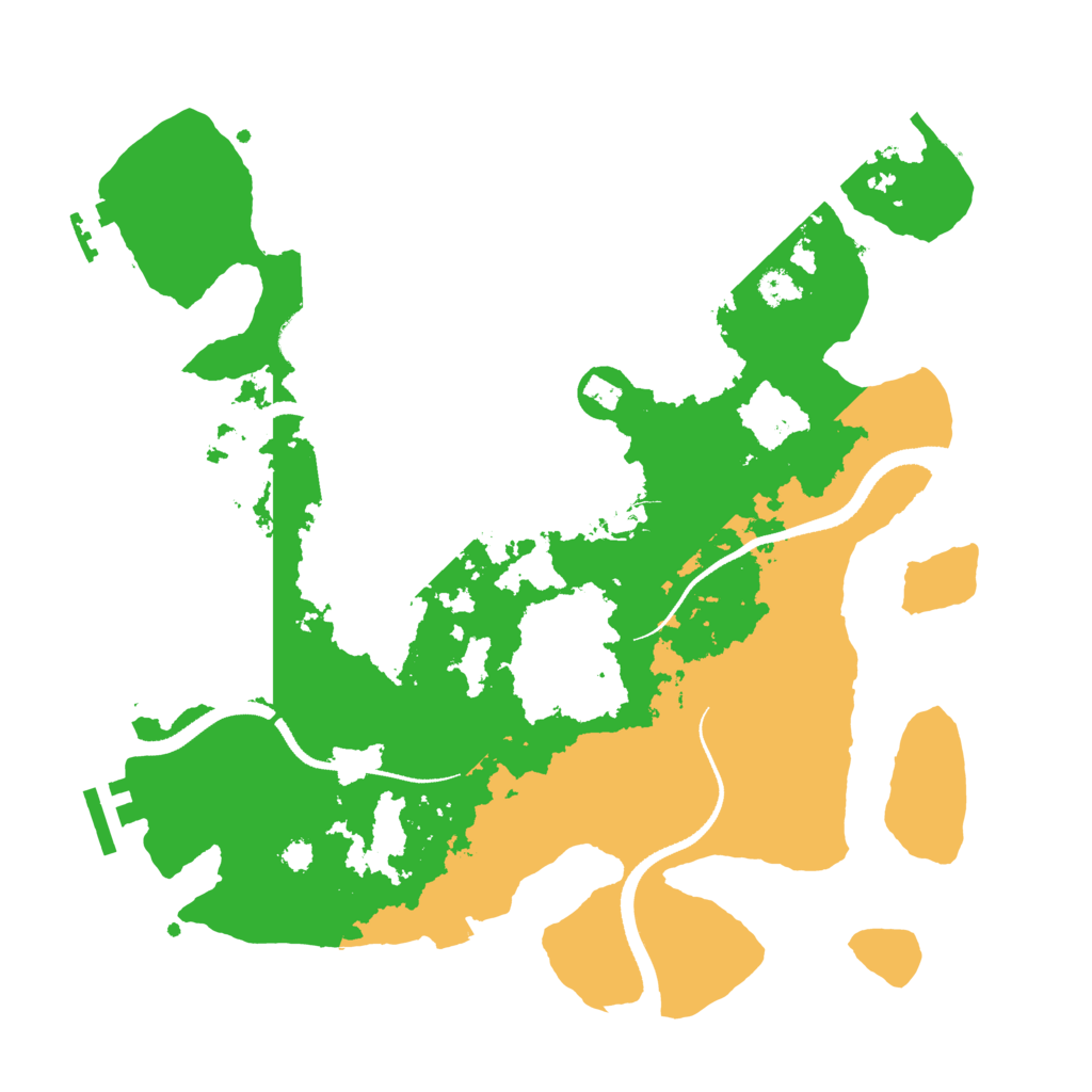 Biome Rust Map: Procedural Map, Size: 3250, Seed: 5687711