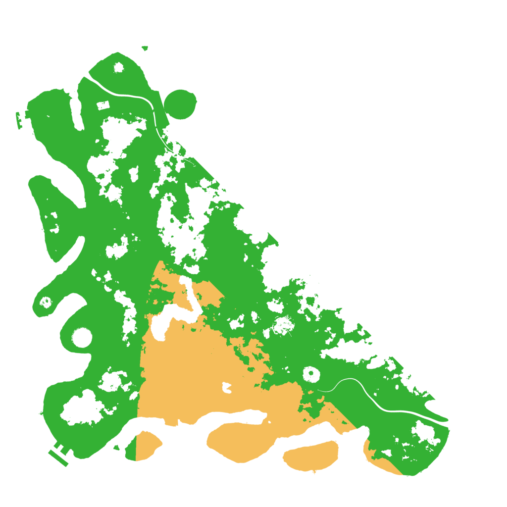 Biome Rust Map: Procedural Map, Size: 4500, Seed: 6326774