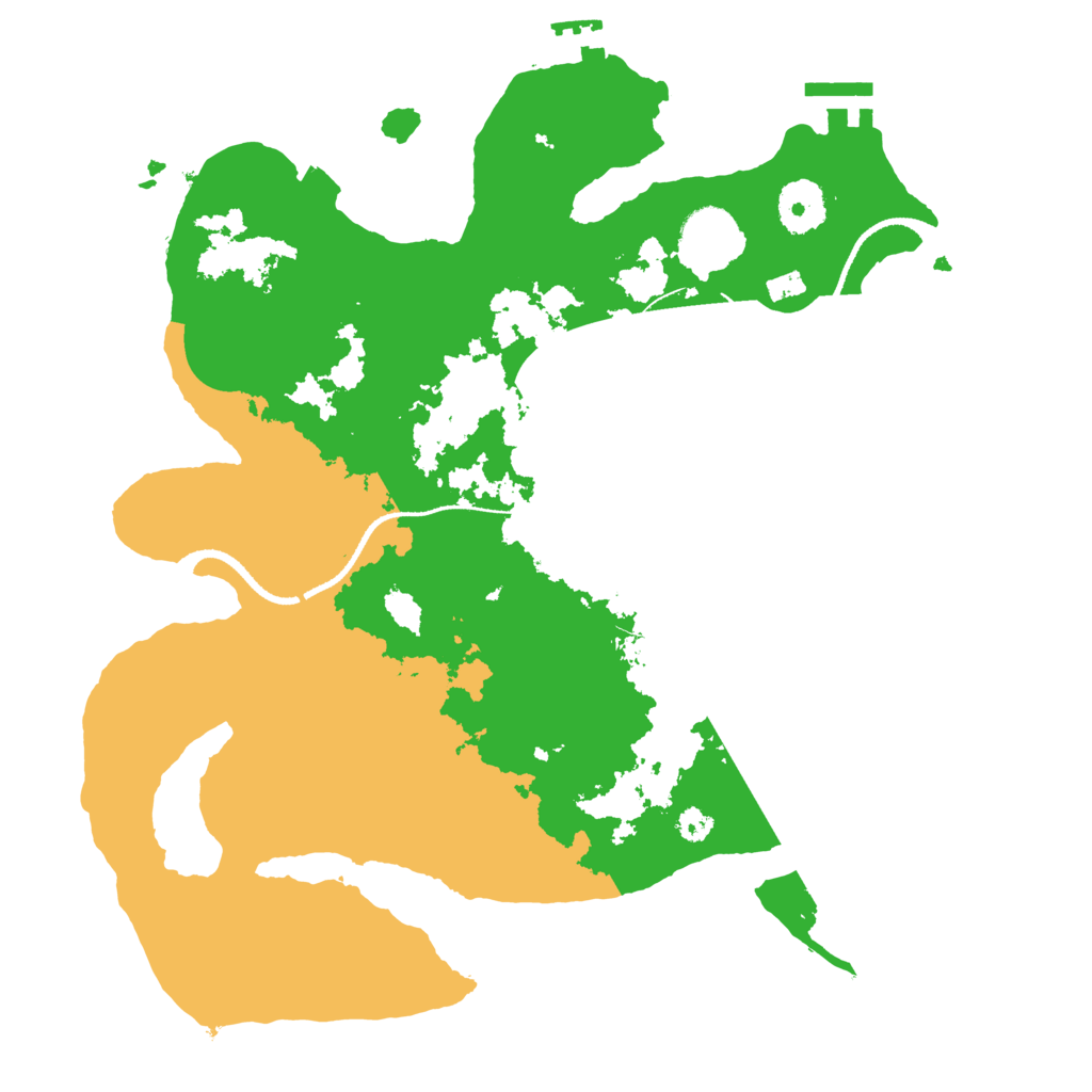 Biome Rust Map: Procedural Map, Size: 3250, Seed: 1344870