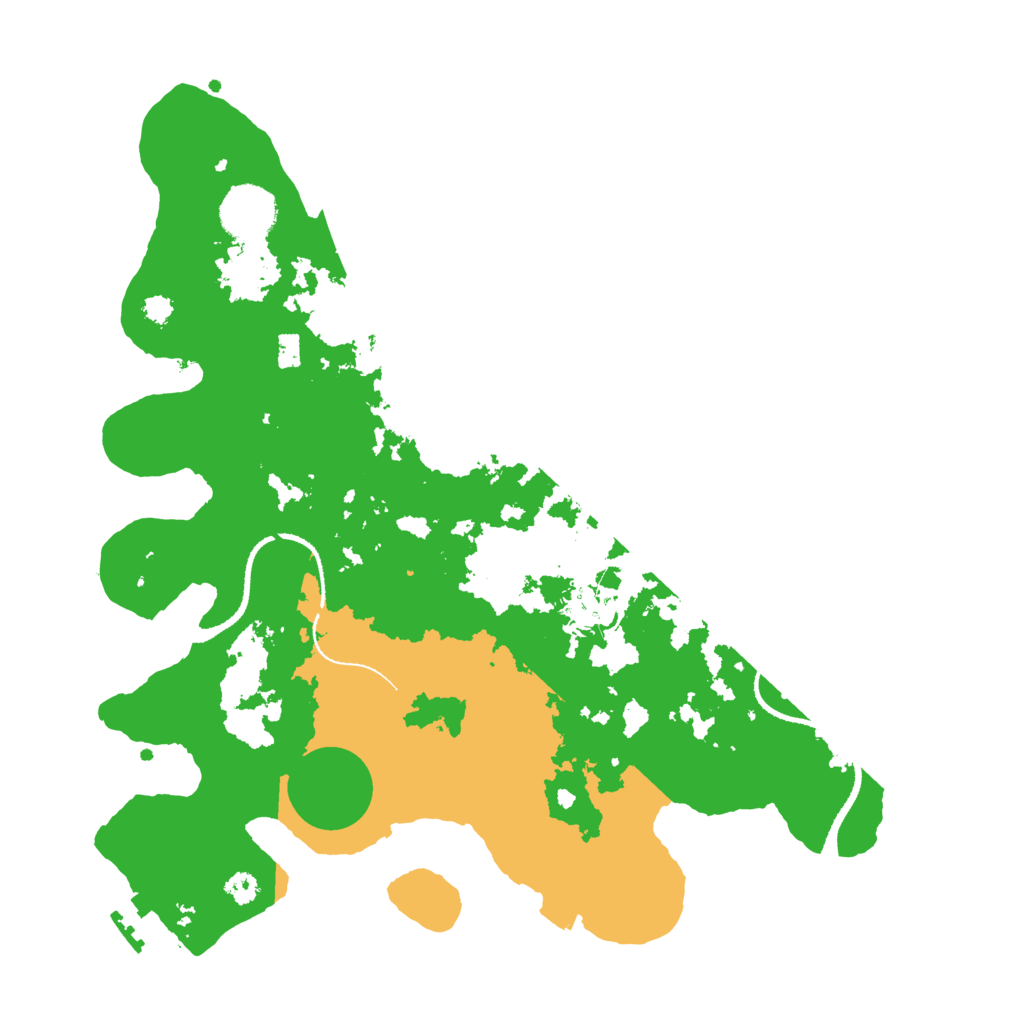 Biome Rust Map: Procedural Map, Size: 3250, Seed: 207193