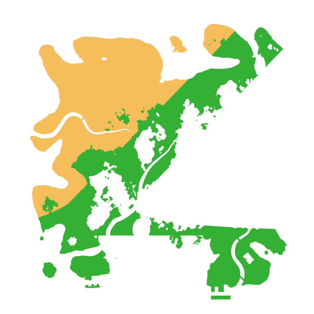 Biome Rust Map: Procedural Map, Size: 3250, Seed: 2322215