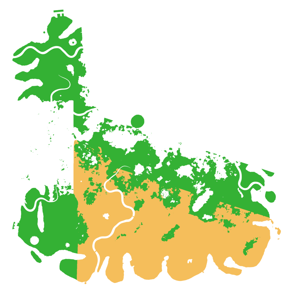 Biome Rust Map: Procedural Map, Size: 6000, Seed: 362371