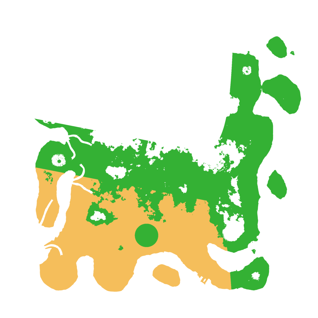 Biome Rust Map: Procedural Map, Size: 3600, Seed: 985732