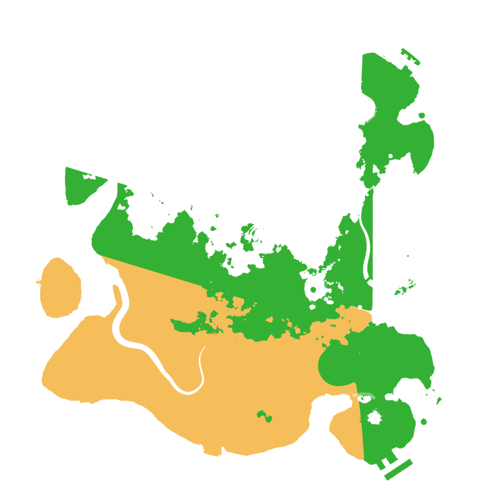 Biome Rust Map: Procedural Map, Size: 3250, Seed: 4577206
