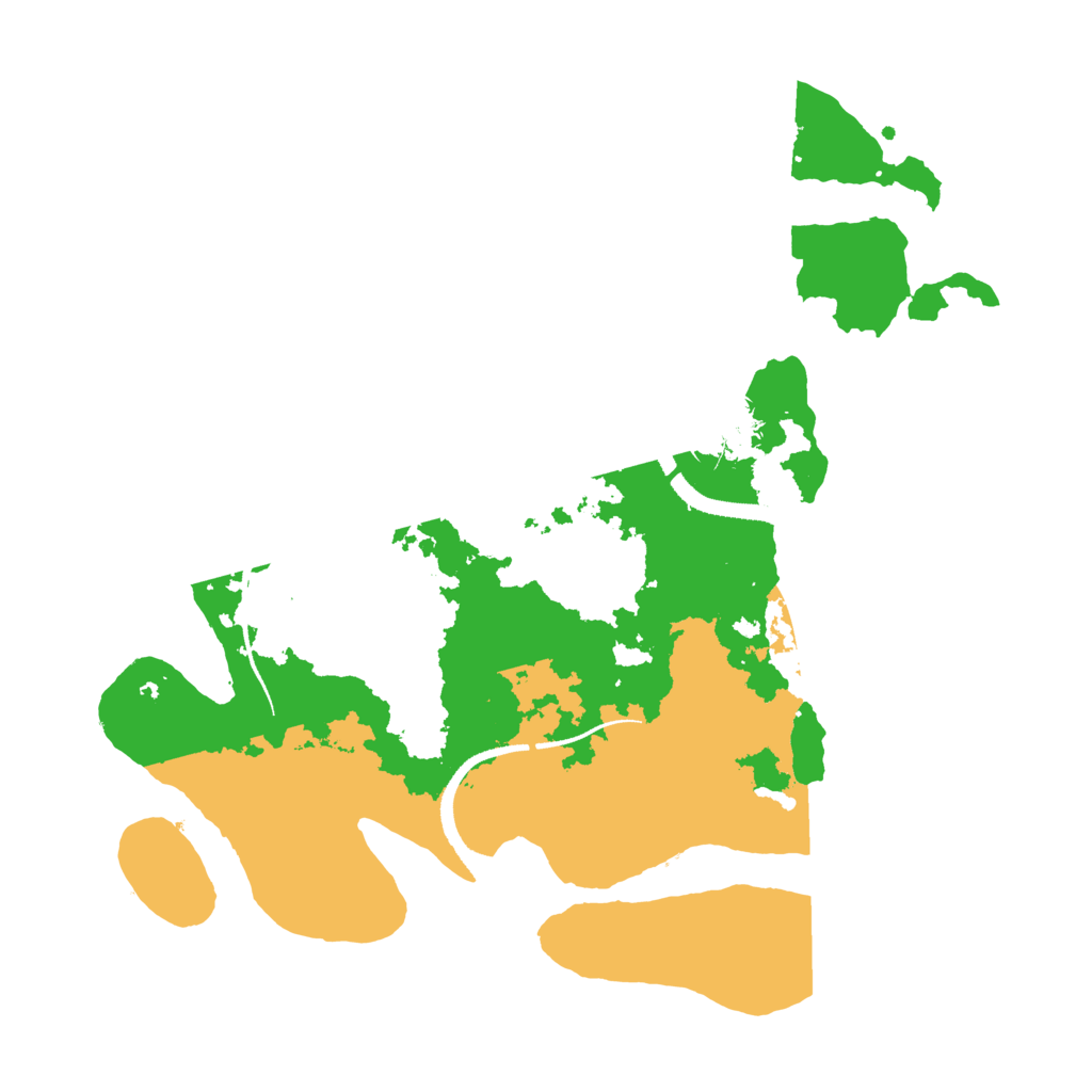 Biome Rust Map: Procedural Map, Size: 3250, Seed: 2252721