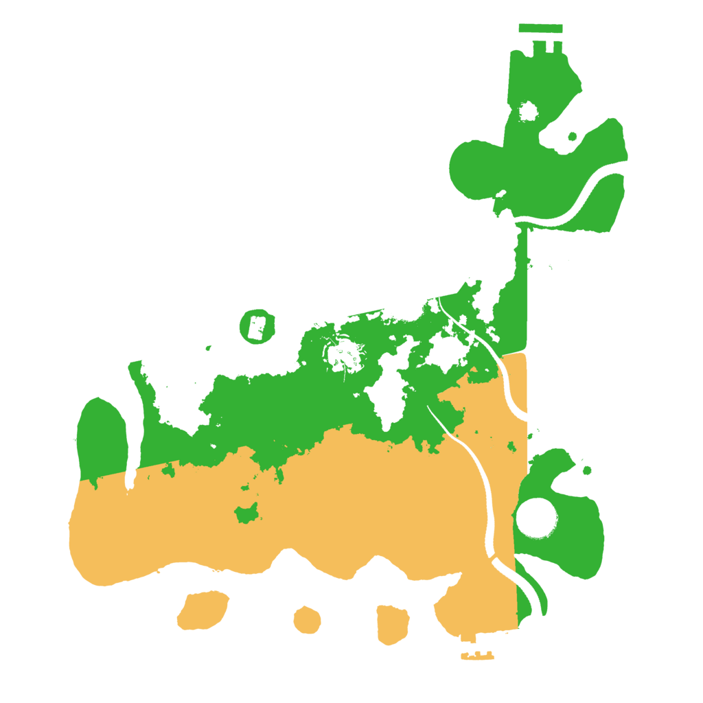 Biome Rust Map: Procedural Map, Size: 3250, Seed: 1368344