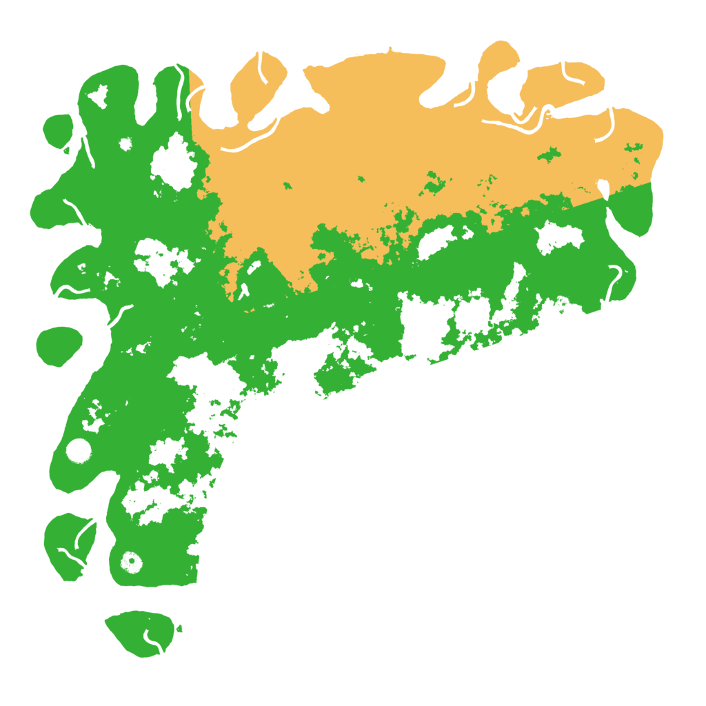 Biome Rust Map: Procedural Map, Size: 5000, Seed: 18373