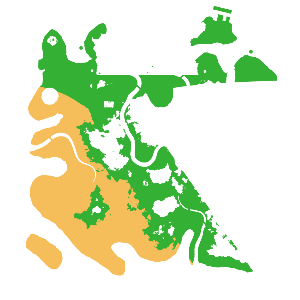 Biome Rust Map: Procedural Map, Size: 3250, Seed: 2730702