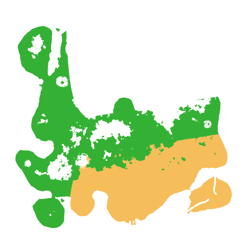 Biome Rust Map: Procedural Map, Size: 3250, Seed: 1999008