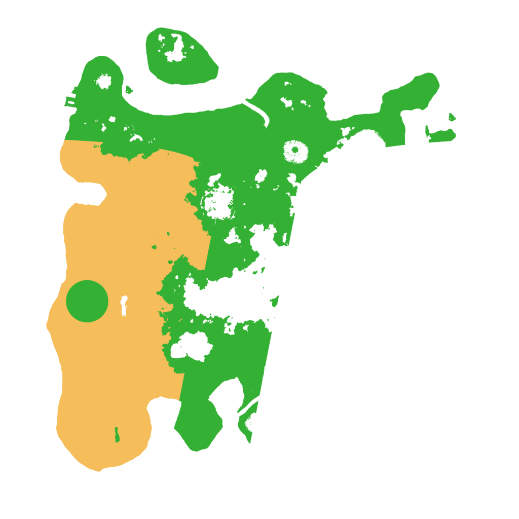 Biome Rust Map: Procedural Map, Size: 3250, Seed: 1203764