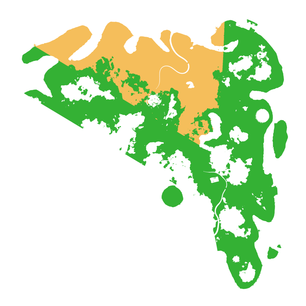 Biome Rust Map: Procedural Map, Size: 4000, Seed: 97938389