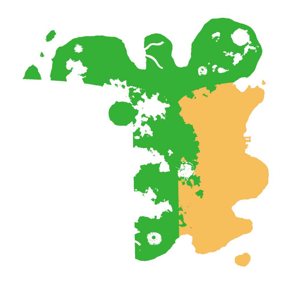 Biome Rust Map: Procedural Map, Size: 3250, Seed: 6460107