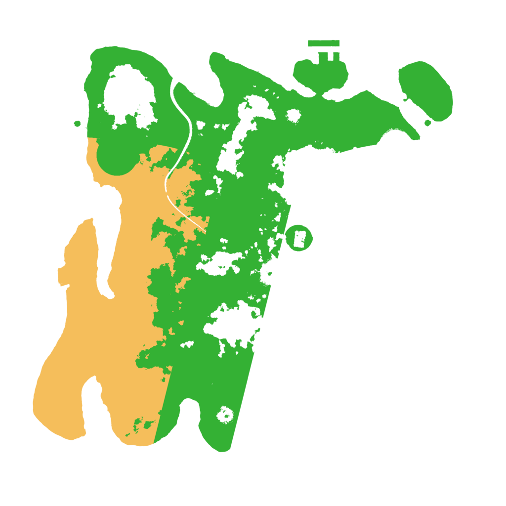 Biome Rust Map: Procedural Map, Size: 3250, Seed: 4912395